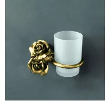 Стакан с держателем бронза Art&Max Rose AM-0914-B