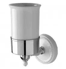 Стакан хром/белый Devon&Devon Dorothy DOR403CR