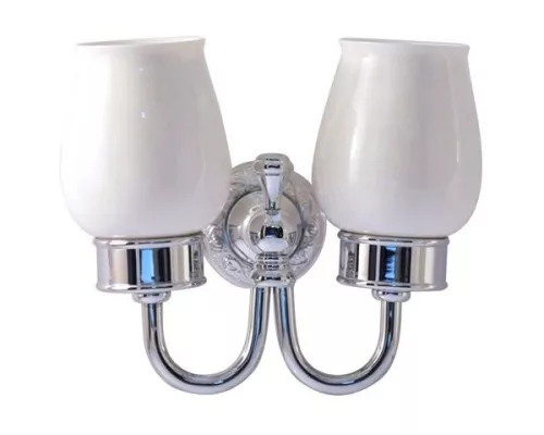 Заказать Стакан двойной Magliezza Primavera 80306-CR в магазине сантехники Santeh-Crystal.ru