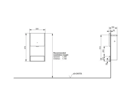 Купить Сушилка для рук Toto Public TYC604 в магазине сантехники Santeh-Crystal.ru