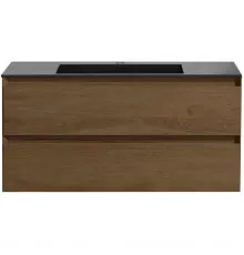 Тумба под раковину Vincea Luka VMC-2L100TO 99 см, подвесная, дуб табачный