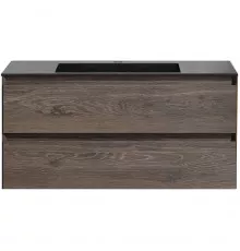 Тумба под раковину Vincea Luka VMC-2L100RO 99 см, подвесная, темный дуб