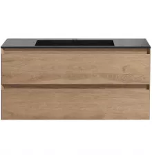 Тумба под раковину Vincea Luka VMC-2L100NO 99 см, подвесная, натуральный дуб