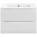 Тумба под раковину Vincea Mia Slim VMC-2MC600S1GW 60,5 см, подвесная, белый глянец