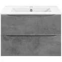 Тумба под раковину Vincea Mia Slim VMC-2MC600S1BT 60,5 см, подвесная, бетон