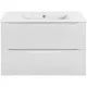 Тумба под раковину Vincea Mia Slim VMC-2MC800S1GW 80,2 см, подвесная, белый глянец