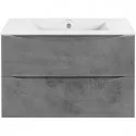 Тумба под раковину Vincea Mia Slim VMC-2MC800S1BT 80,2 см, подвесная, бетон
