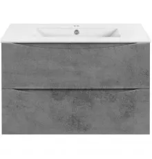 Тумба под раковину Vincea Mia Slim VMC-2MC800S1BT 80,2 см, подвесная, бетон