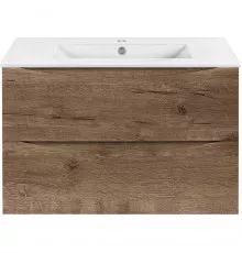 Тумба под раковину Vincea Mia Slim VMC-2MC800S1VO 80,2 см, подвесная, дуб винтаж