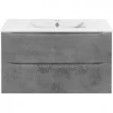 Тумба под раковину Vincea Mia Slim VMC-2MC900S1BT 90,1 см, подвесная, бетон