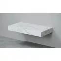 Столешница белый мрамор 100 см без отверстий Velvex Unique Unit st.UNI.100-630