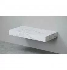 Столешница белый мрамор 100 см без отверстий Velvex Unique Unit st.UNI.100-630