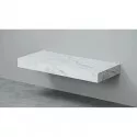 Столешница белый мрамор 120 см без отверстий Velvex Unique Unit st.UNI.120-630
