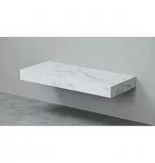 Столешница белый мрамор 120 см без отверстий Velvex Unique Unit st.UNI.120-630