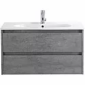 Тумба Cemento Grigio 90 см BelBagno Kraft KRAFT-900-2C-SO-CG
