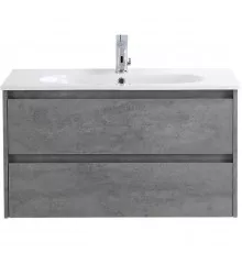 Тумба Cemento Grigio 90 см BelBagno Kraft KRAFT-900-2C-SO-CG
