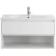Заказать Тумба Bianco Opaco 90 см BelBagno Kraft KRAFT-900-1C-SO-BO в магазине сантехники Santeh-Crystal.ru
