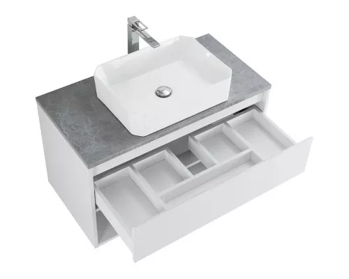 Заказать Тумба Bianco Opaco 90 см BelBagno Kraft KRAFT-900-1C-SO-BO в магазине сантехники Santeh-Crystal.ru