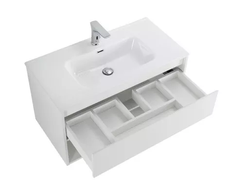 Заказать Тумба Bianco Opaco 90 см BelBagno Kraft KRAFT-900-1C-SO-BO в магазине сантехники Santeh-Crystal.ru