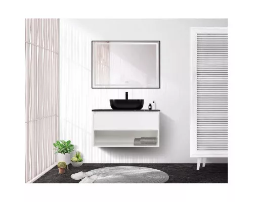 Заказать Тумба Bianco Opaco 90 см BelBagno Kraft KRAFT-900-1C-SO-BO в магазине сантехники Santeh-Crystal.ru
