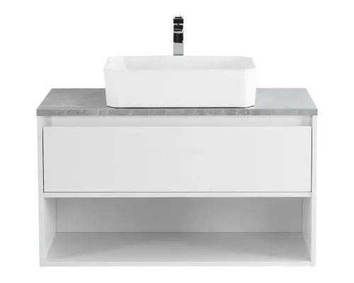 Заказать Тумба Bianco Opaco 90 см BelBagno Kraft KRAFT-900-1C-SO-BO в магазине сантехники Santeh-Crystal.ru