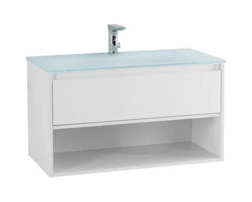 Заказать Тумба Bianco Opaco 90 см BelBagno Kraft KRAFT-900-1C-SO-BO в магазине сантехники Santeh-Crystal.ru