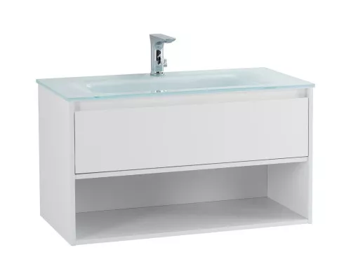 Заказать Тумба Bianco Opaco 90 см BelBagno Kraft KRAFT-900-1C-SO-BO в магазине сантехники Santeh-Crystal.ru