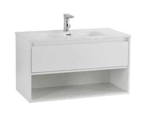 Заказать Тумба Bianco Opaco 90 см BelBagno Kraft KRAFT-900-1C-SO-BO в магазине сантехники Santeh-Crystal.ru