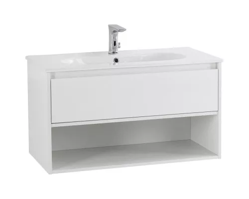 Заказать Тумба Bianco Opaco 90 см BelBagno Kraft KRAFT-900-1C-SO-BO в магазине сантехники Santeh-Crystal.ru