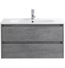 Тумба Cemento Grigio 100 см BelBagno Kraft KRAFT-1000-2C-SO-CG