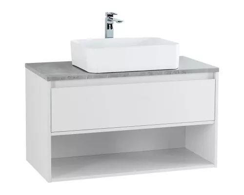 Заказать Тумба Bianco Opaco 100 см BelBagno Kraft KRAFT-1000-1C-SO-BO в магазине сантехники Santeh-Crystal.ru