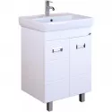 Тумба с раковиной белый глянец 60 см Onika Балтика 106035 + 1WH302082