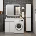 Комплект мебели белый глянец 120 см Onika Милтон Нова 105802 + FC-00001871 + 210018
