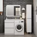 Комплект мебели белый глянец 120 см Onika Милтон 105801 + FC-00001871 + 210018