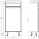 Заказать Тумба с раковиной белый/дуб золотой 40 см ASB-Mebel Марко в магазине сантехники Santeh-Crystal.ru
