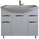 Тумба с раковиной белый 80 см ASB-Mebel Мессина