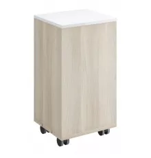Тумба на колесах белый/ясень Cersanit Smart KD-SMA/Wh