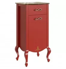 Тумба красный матовый 48,6 см R Caprigo Bourget 11065R-B014