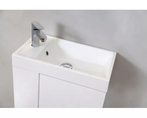 Заказать Тумба белый глянец 50 см BelBagno Capella BB500BHLC/BL/LEFT в магазине сантехники Santeh-Crystal.ru