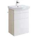 Тумба белый/ясень 46 см Cersanit Smart SU-SMA-CA50/Wh