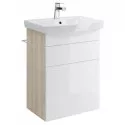Тумба белый/ясень 50 см Cersanit Smart SU-SMA-CA55/Wh