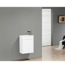 Тумба Bianco Lucido 39,4 см BelBagno Pietra Mini-400-1A-SO-BL-R