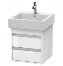 Тумба белый глянец 45 см Duravit Ketho KT663502222