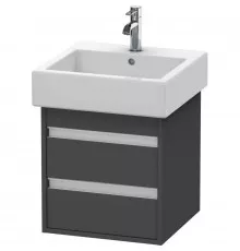 Тумба графит матовый 45 см Duravit Ketho KT663504949
