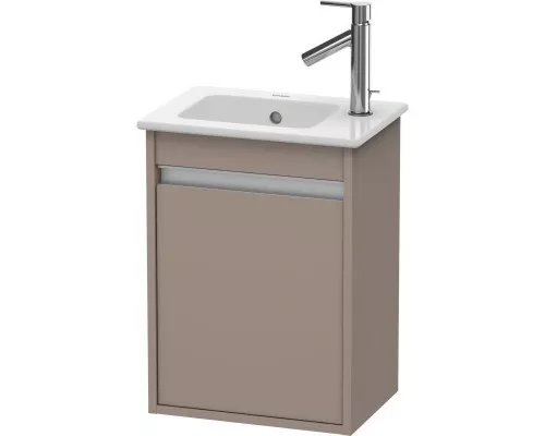 Купить Тумба базальт матовый 40 см Duravit Ketho KT6417L4343 в магазине сантехники Santeh-Crystal.ru