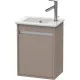 Купить Тумба базальт матовый 40 см Duravit Ketho KT6417L4343 в магазине сантехники Santeh-Crystal.ru