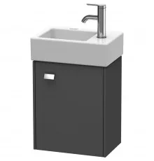 Тумба графит матовый 36,4 см Duravit Brioso BR4049R1049