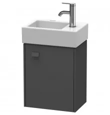 Тумба графит матовый 36,4 см Duravit Brioso BR4049R4949