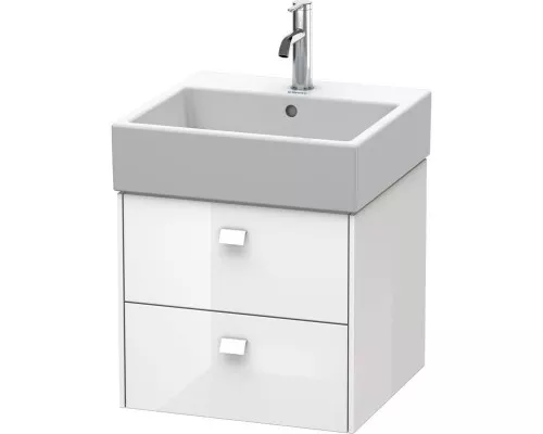 Приобрести Тумба белый глянец 48,4 см Duravit Brioso BR415202222 в магазине сантехники Santeh-Crystal.ru