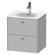 Тумба бетонно-серый матовый 52 см Duravit Brioso BR430900707